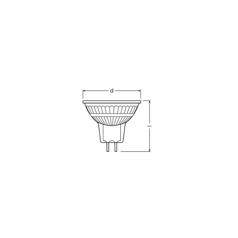 Osram Lot De 2Led Star Gu5.3 6,5 Watt 2700 Kelvin 630 Lumen