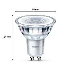 Philips Classic Lot De 6 Led Gu10 3,5 Watt 2700 Kelvin 255 Lumen