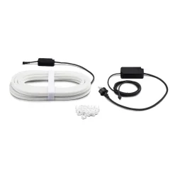 Philips Hue Lot De 2 Bandes Led D'Exterieur Transparent, 1 Lumiere, Changeur De Couleurs