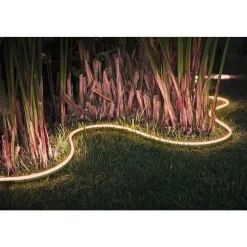 Philips Hue Lot De 2 Bandes Led D'Exterieur Transparent, 1 Lumiere, Changeur De Couleurs