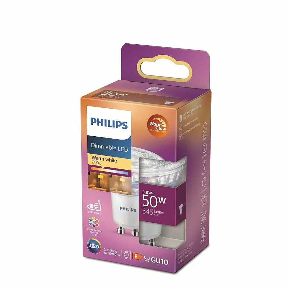 Philips Led Gu10 3,8 Watt 2700-2200 Kelvin 345 Lumen
