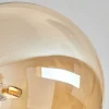 Plafonnier - Verre Chehalis Ambre, Fume, 6 Lumieres