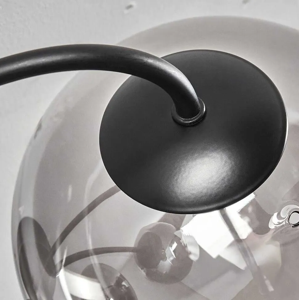 Plafonnier - Verre Chehalis Fume, 6 Lumieres