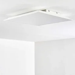 Plafonnier Antria Led Blanc, 1 Lumiere, Telecommandes, Changeur De Couleurs