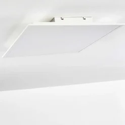 Plafonnier Antria Led Blanc, 1 Lumiere, Telecommandes, Changeur De Couleurs