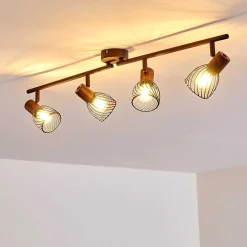 Plafonnier Arjen Brun, Rouille, 4 Lumieres