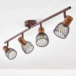 Plafonnier Arjen Brun, Rouille, 4 Lumieres