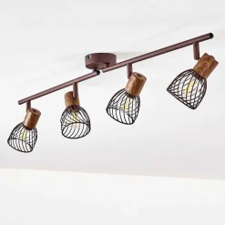 Plafonnier Arjen Brun, Rouille, 4 Lumieres