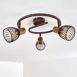 Plafonnier Arjen Rouille, 3 Lumieres