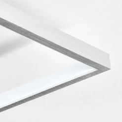Plafonnier Bacolod Led Argente, 1 Lumiere