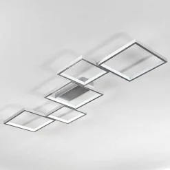 Plafonnier Bacolod Led Argente, 1 Lumiere