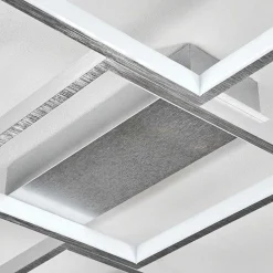 Plafonnier Bacolod Led Argente, 1 Lumiere