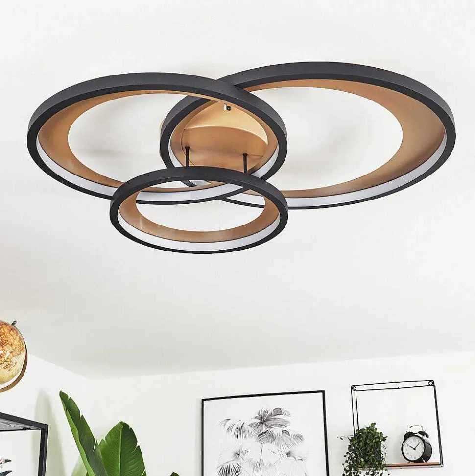 Plafonnier Baiyin Led Or, 1 Lumiere