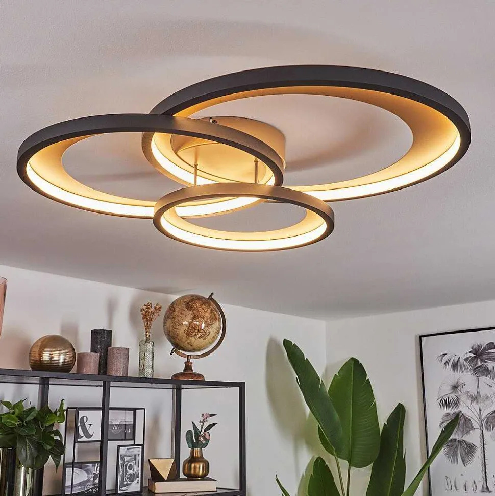 Plafonnier Baiyin Led Or, 1 Lumiere
