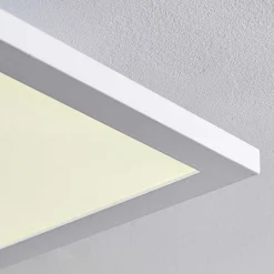 Plafonnier Bankura Led Blanc, 1 Lumiere, Telecommandes, Changeur De Couleurs