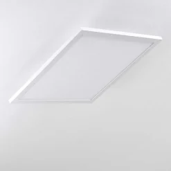 Plafonnier Bankura Led Blanc, 1 Lumiere, Telecommandes, Changeur De Couleurs
