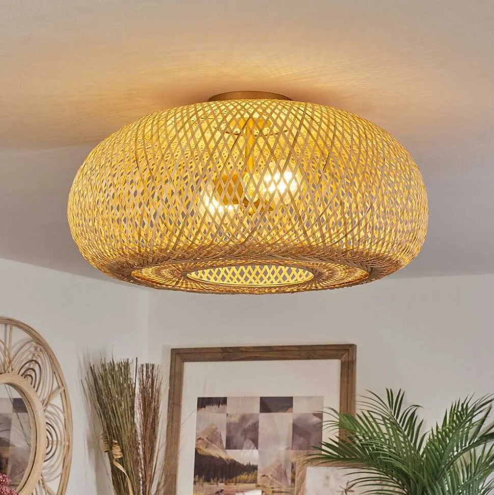 Plafonnier Bauro Ecru, 2 Lumieres