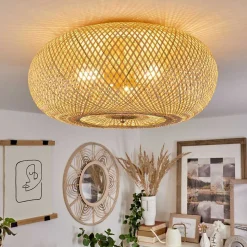 Plafonnier Bauro Laiton, 3 Lumieres