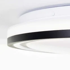 Plafonnier Brilliant Cloe Led Blanc, 1 Lumiere, Telecommandes