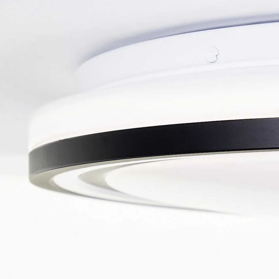 Plafonnier Brilliant Cloe Led Blanc, 1 Lumiere, Telecommandes