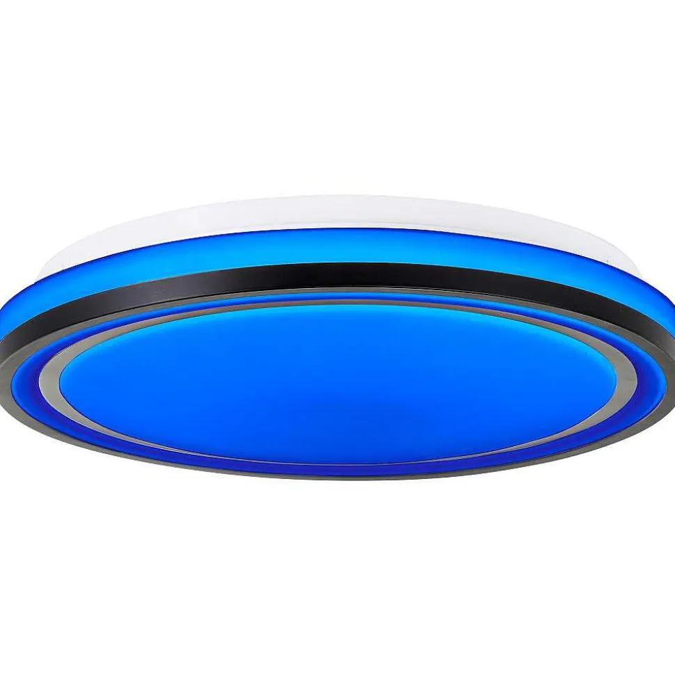 Plafonnier Brilliant Cloe Led Blanc, 1 Lumiere, Telecommandes