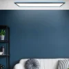 Plafonnier Brilliant Everett Led Noir, 1 Lumiere, Telecommandes, Changeur De Couleurs
