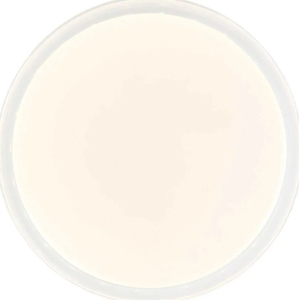 Plafonnier Brilliant Leanna Led Blanc, 1 Lumiere, Telecommandes, Changeur De Couleurs