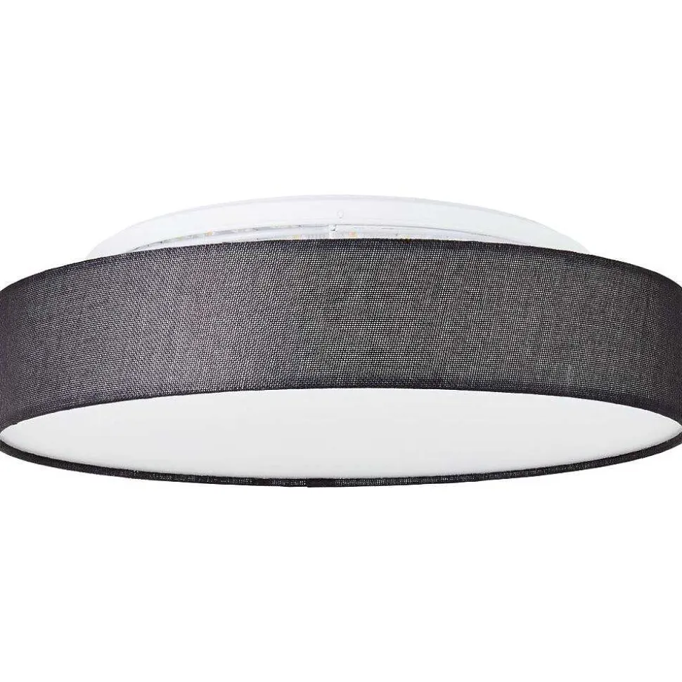 Plafonnier Brilliant Penley Led Blanc, 1 Lumiere, Telecommandes