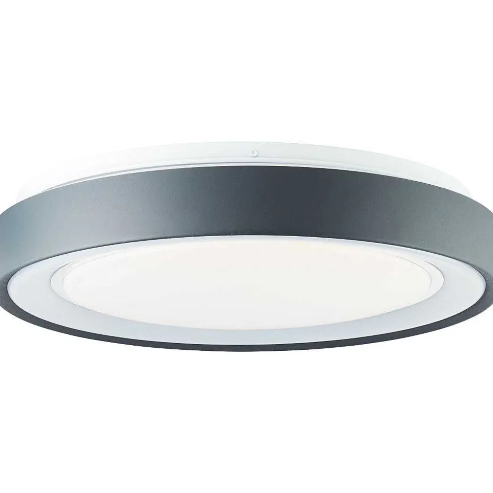 Plafonnier Brilliant-Leuchten Tessy Led Noir, 1 Lumiere, Telecommandes, Changeur De Couleurs