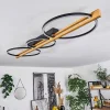 Plafonnier Carcano Led Noir, 3 Lumieres