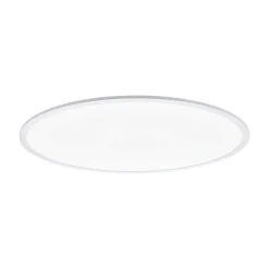Plafonnier Eglo Connect Sarsina-C Led Blanc, 1 Lumiere, Telecommandes, Changeur De Couleurs