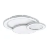 Plafonnier Eglo Mentalurgia Led Chrome, Blanc, 1 Lumiere