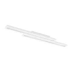 Plafonnier Eglo Saliteras Led Blanc, 2 Lumieres, Changeur De Couleurs