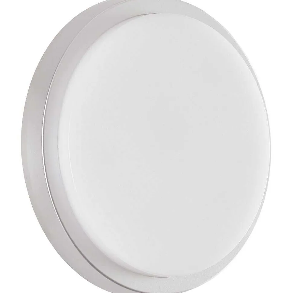 Plafonnier Exterieur Brilliant Devora Led Argente, 1 Lumiere