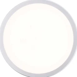 Plafonnier Exterieur Brilliant Devora Led Argente, 1 Lumiere