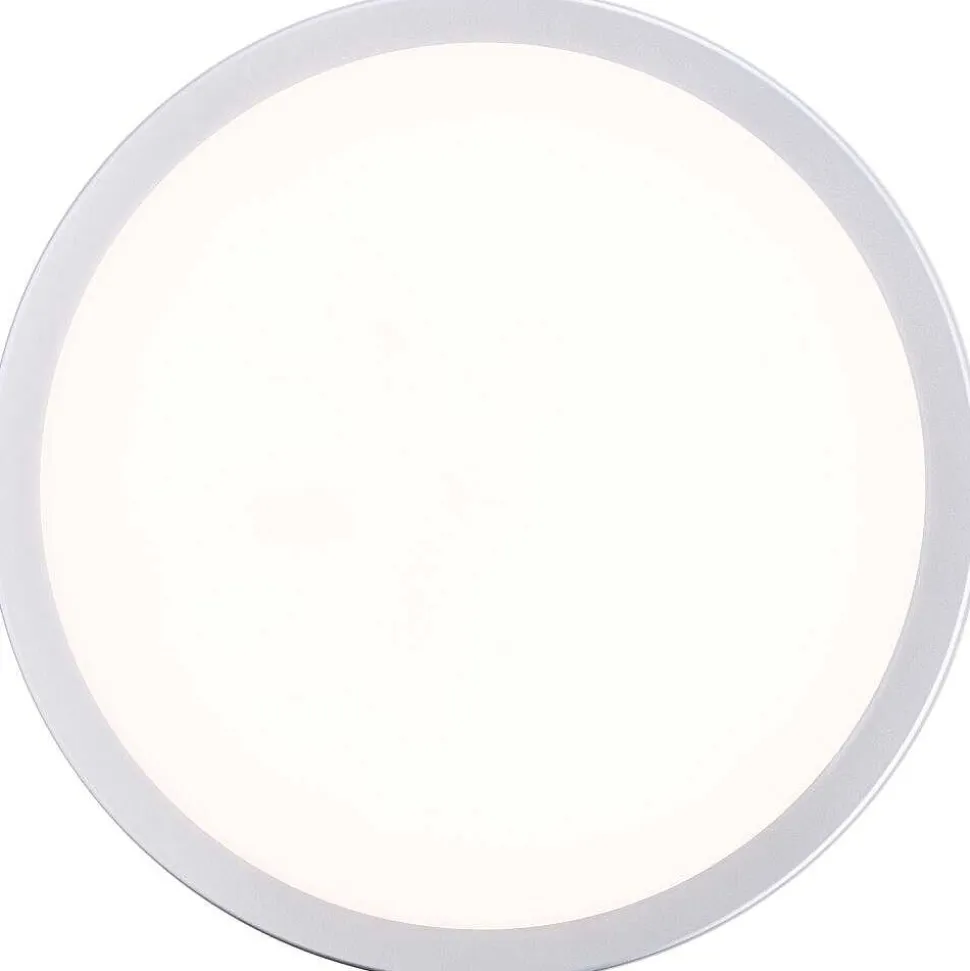 Plafonnier Exterieur Brilliant Devora Led Argente, 1 Lumiere