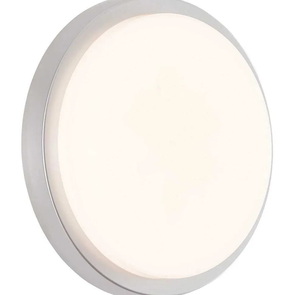 Plafonnier Exterieur Brilliant Devora Led Argente, 1 Lumiere