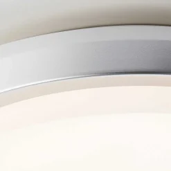 Plafonnier Exterieur Brilliant Devora Led Argente, 1 Lumiere