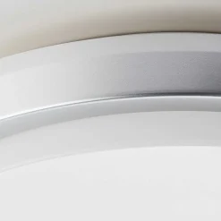 Plafonnier Exterieur Brilliant Devora Led Argente, 1 Lumiere