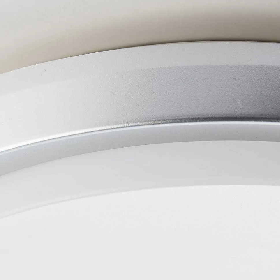 Plafonnier Exterieur Brilliant Devora Led Argente, 1 Lumiere