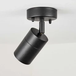 Plafonnier Exterieur Corneda Noir, 1 Lumiere