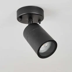 Plafonnier Exterieur Corneda Noir, 1 Lumiere