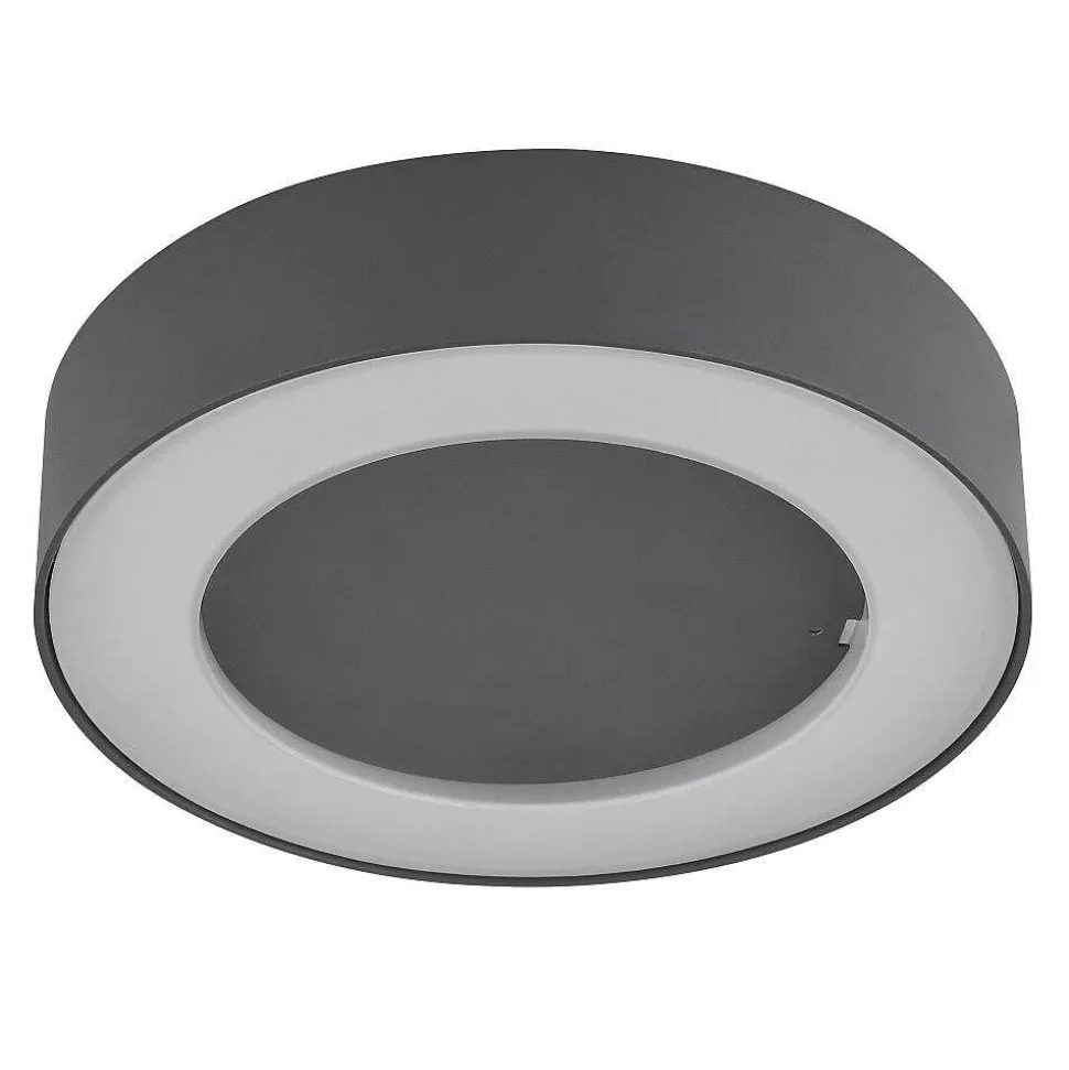 Plafonnier Exterieur Globo Sura Led Anthracite, 1 Lumiere