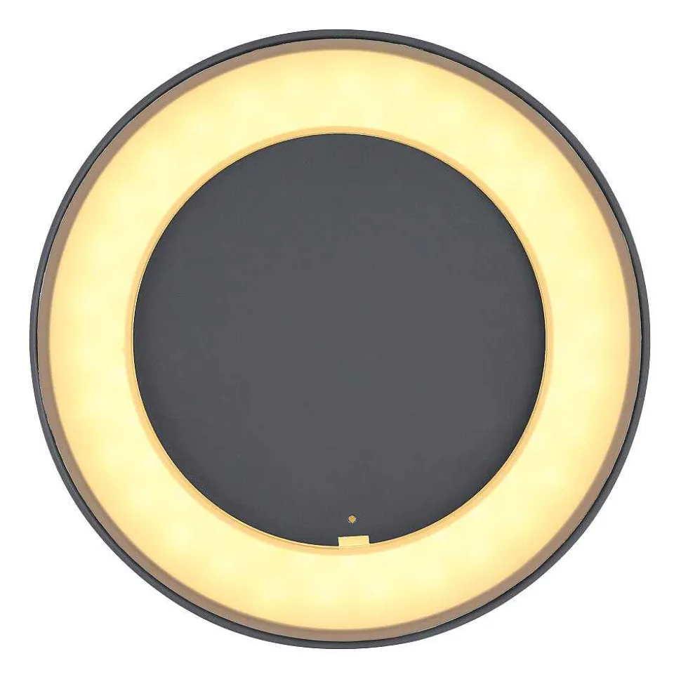 Plafonnier Exterieur Globo Sura Led Anthracite, 1 Lumiere