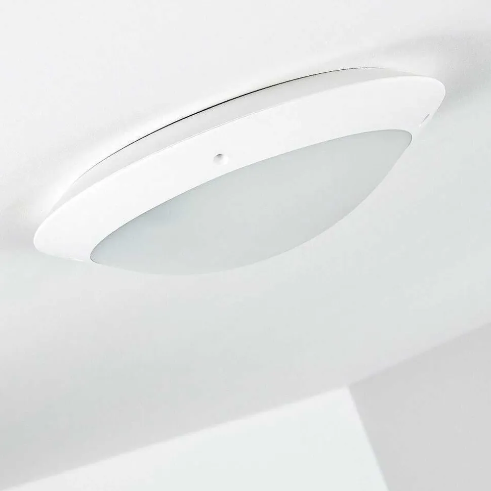 Plafonnier Exterieur Grafton Blanc, 2 Lumieres