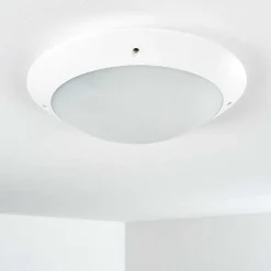 Plafonnier Exterieur Grafton Blanc, 2 Lumieres