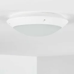 Plafonnier Exterieur Grafton Blanc, 1 Lumiere