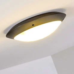 Plafonnier Exterieur Grafton Anthracite, 2 Lumieres