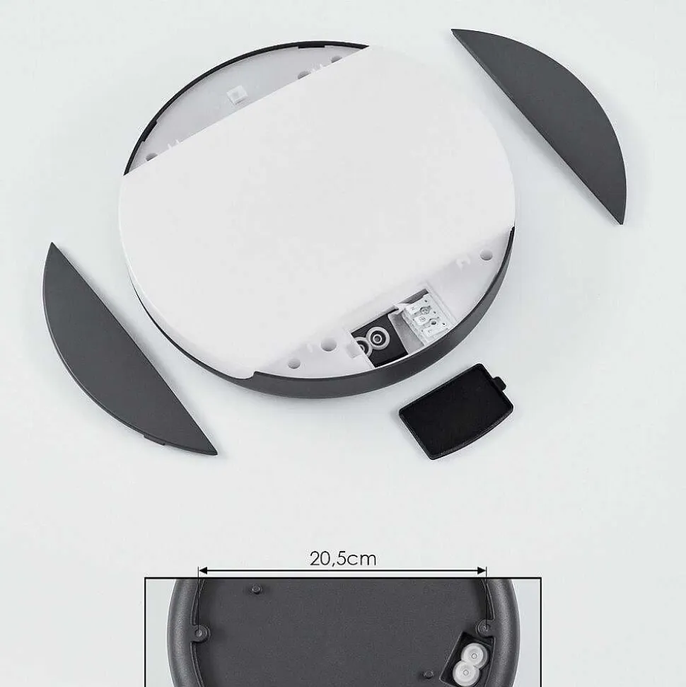 Plafonnier Exterieur Joserand Led Anthracite, 1 Lumiere