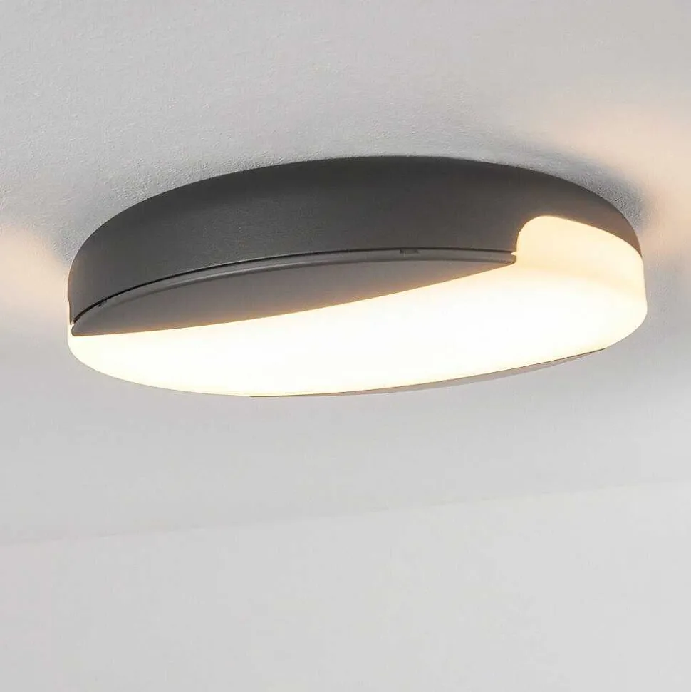 Plafonnier Exterieur Joserand Led Anthracite, 1 Lumiere